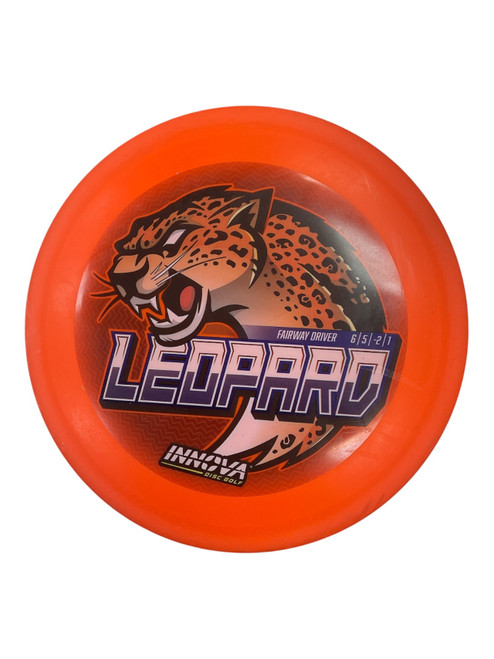Vist Large View of Product Image Which is Used Innova LEOPARD  FAIRWAY DRIVER Disc Golf Driver Orange