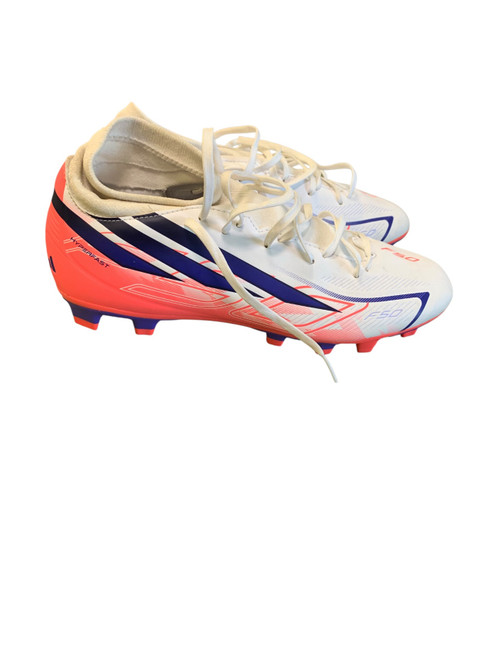 Vist Large View of Product Image Which is Used Adidas Hyperfast F50 Soccer Cleats White Senior 8.5
