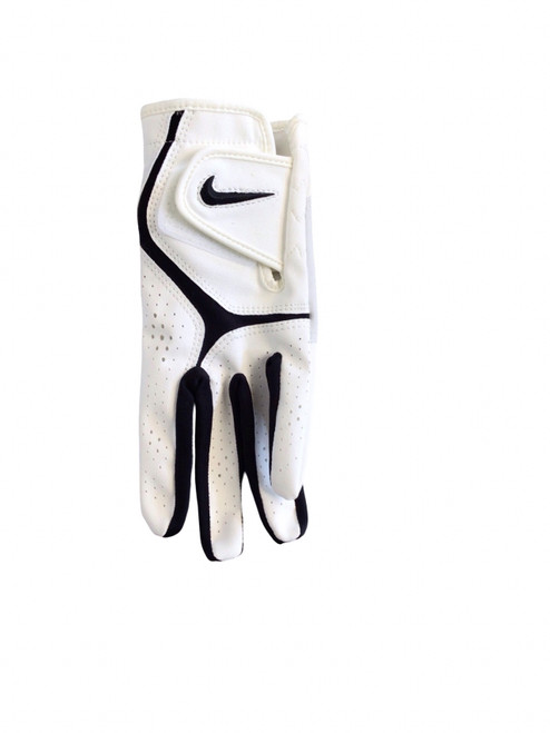 Vist Large View of Product Image Which is Used Nike Jr Golf Glove White MD