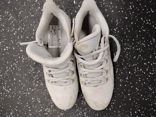 Vist Large View of Product Image Which is Used Under Armour SPOTLIGHT LAX Cleats Boys Grey Junior 04