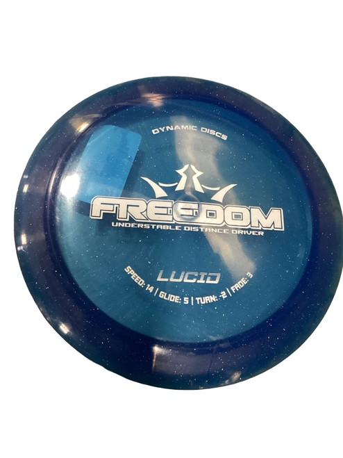 Vist Large View of Product Image Which is Used Dynamic Discs FREEDOM Disc Golf Driver Royal Blue 172g