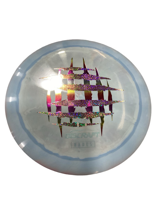 Vist Large View of Product Image Which is Used Discraft HADES Disc Golf Driver Carolina Blue 172g