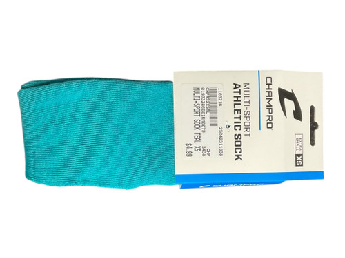 Vist Large View of Product Image Which is New MULTI-SPORT SOCK TEAL XS 11838-CHPAS2XSTL
