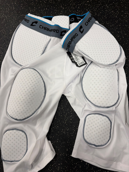 Vist Large View of Product Image Which is Used Champro NWT FORMATION 7PAD ADULT FB Girdles White 4X