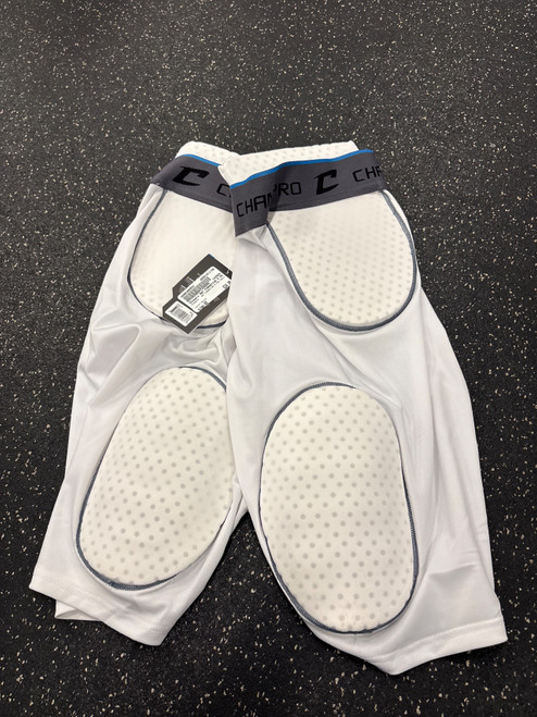 Vist Large View of Product Image Which is Used Champro NWT FORMATION 5 PAD ADULT FB Girdles White 4X