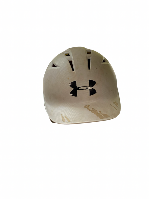 Vist Large View of Product Image Which is Used Under Armour 5 7/8 6 3/4 SMALL BATTING HELMET Batting Helmet No Mask White XS/S