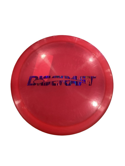 Vist Large View of Product Image Which is Used Discraft VULTURE Disc Golf Driver Red