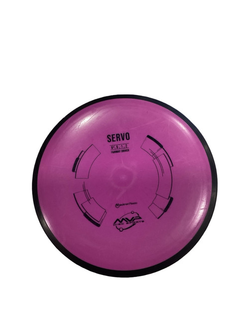 Vist Large View of Product Image Which is Used MVP SERVO Disc Golf Driver Purple