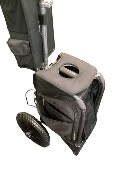 Vist Large View of Product Image Which is Used Disc Golf Bag Black