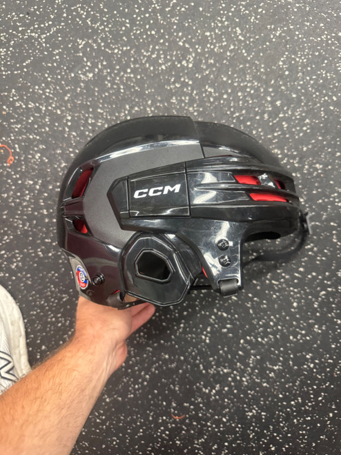 Vist Large View of Product Image Which is Used CCM TACKS 70 Hockey Helmet Only Black LG