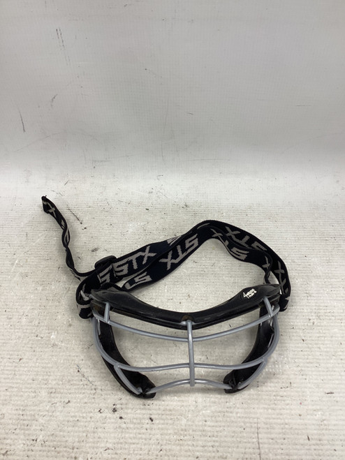 Vist Large View of Product Image Which is Used STX 4 SIGHT + S Lacrosse Facial Protect Black Senior