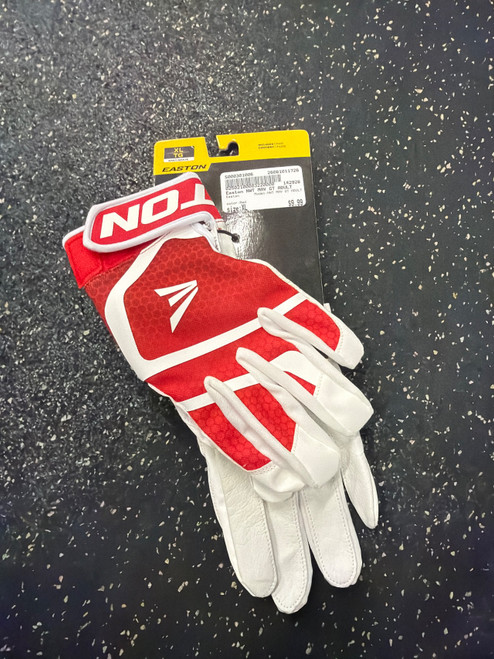 Vist Large View of Product Image Which is Used Easton NWT MAV GT ADULT BB/SB Batting Gloves Red XL