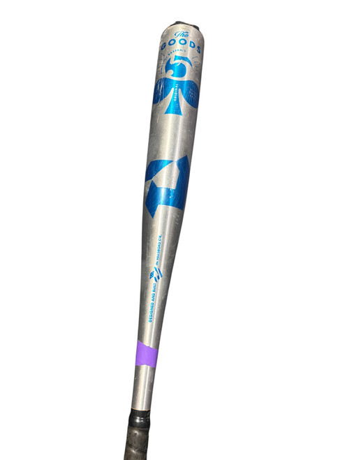 Vist Large View of Product Image Which is Used Demarini UO5-22 BB/SB Other Bat Royal Blue And Silver 30"