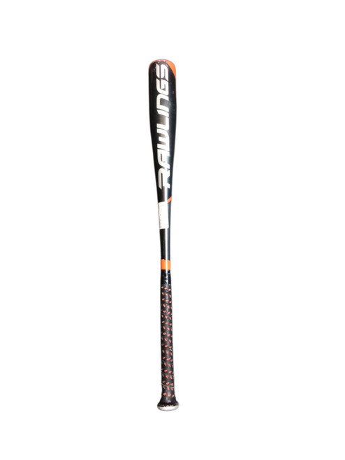 Vist Large View of Product Image Which is Used Rawlings US8P11 BB/SB Senior League Bat Black And Orange 29"