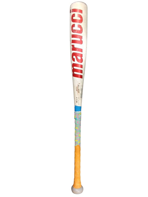 Vist Large View of Product Image Which is Used Marucci MSBCX210 BB/SB USSSA 2 3/4 Bat White And Red 29"