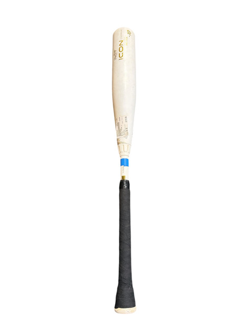 Vist Large View of Product Image Which is Used Rawlings RUT4I10 BB/SB USSSA 2 3/4 Bat White And Gold 29"