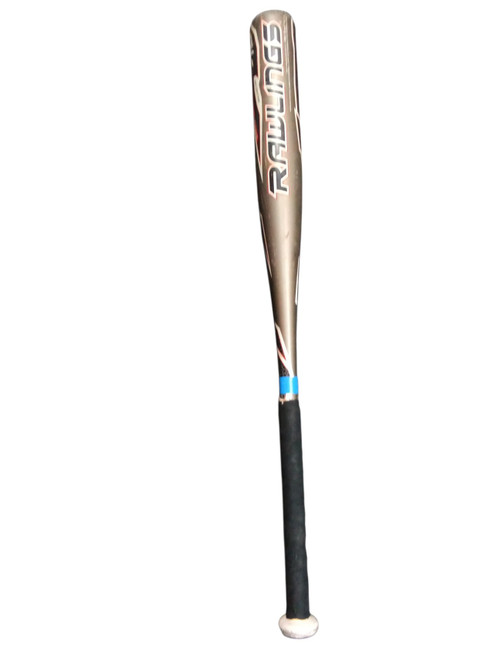Vist Large View of Product Image Which is Used Rawlings YBDRX4 BB/SB USSSA 2 3/4 Bat Grey And Red 28"
