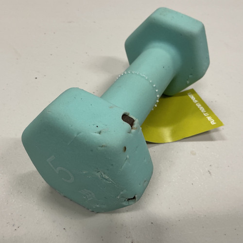 Vist Large View of Product Image Which is Used NEOPRENE Dumbbell Turquoise 5 lb