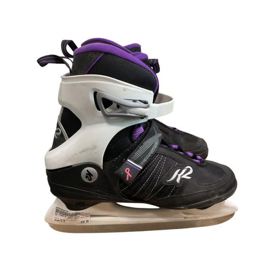 Vist Large View of Product Image Which is Used K2 PURPLE SOFT BOOT Womens Softboot Skate Black And Purple Senior 9