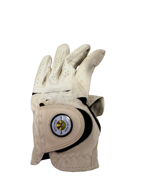 Vist Large View of Product Image Which is Used Womens Golf Glove White SM LH