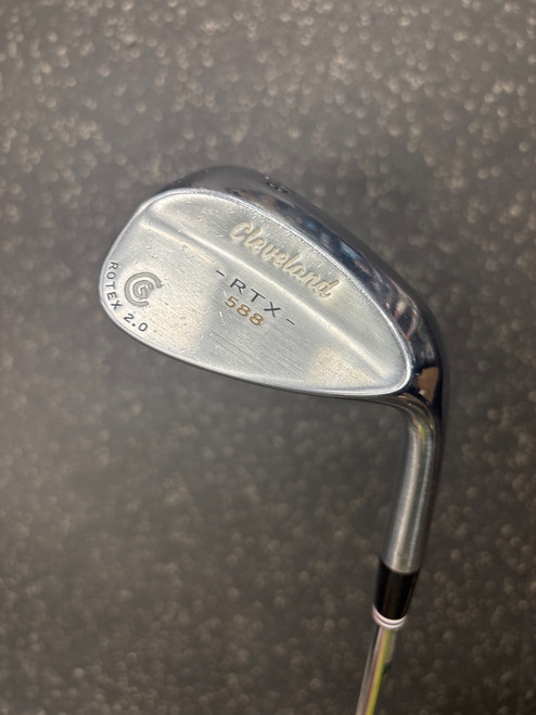 Vist Large View of Product Image Which is Used Cleveland RTX 588 ROTEX 2.0 Golf Wedge Mens RH 58 Degree