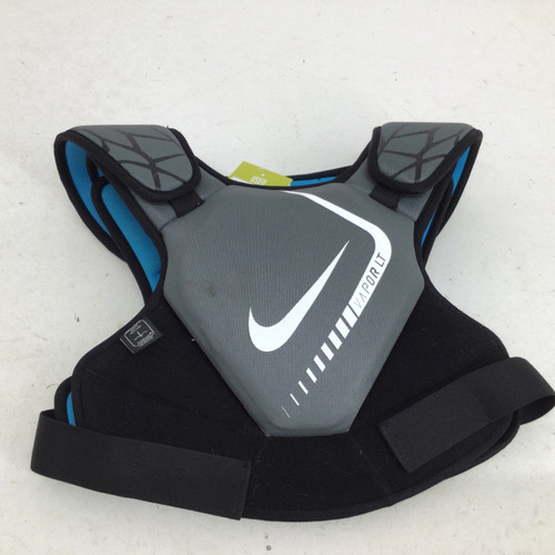 Vist Large View of Product Image Which is Used Nike VAPOR LT YOUTH XL SHOULDER PADS Lacrosse Shoulder Pads Grey XL