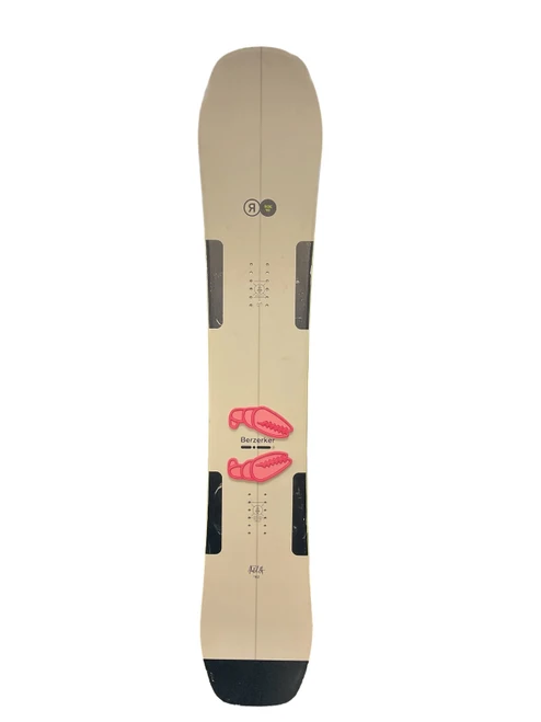 Vist Large View of Product Image Which is Used Ride BERZERCHER RIDE 92 Mens Snowboard Only Black And White 162 cm