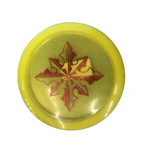 Vist Large View of Product Image Which is Used Discmania ACTIVE MENTOR Disc Golf Driver Yellow