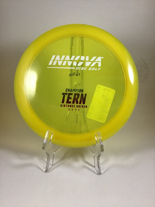 Vist Large View of Product Image Which is Used Innova CHAMPION TERN Disc Golf Driver Yellow 167g