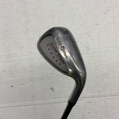 Vist Large View of Product Image Which is Used Taylormade SUPERSTEEL BURNER Golf Wedge Mens RH Pitching Wedge