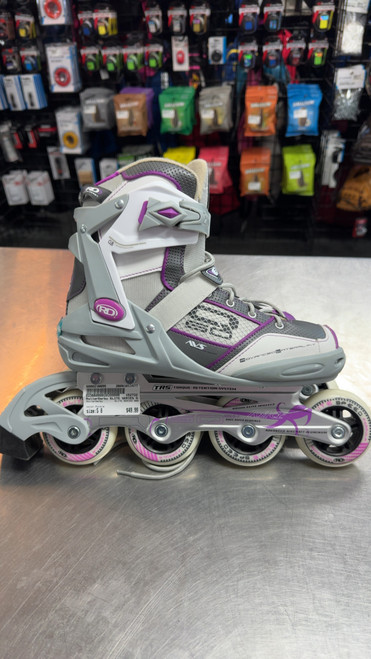 Vist Large View of Product Image Which is Used RollerDerby ELITE SERIES Q60 Senior Rec Fitness Skates Purple Senior 8