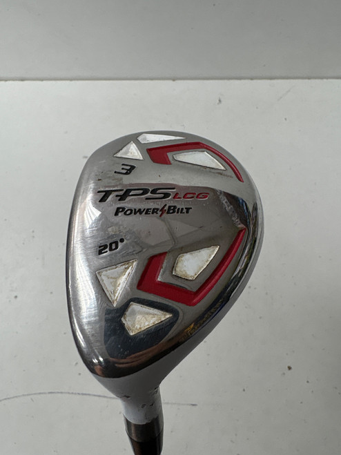 Vist Large View of Product Image Which is Used Powerbilt TPS LCG Mens Hybrid Club LH 3 Hybrid
