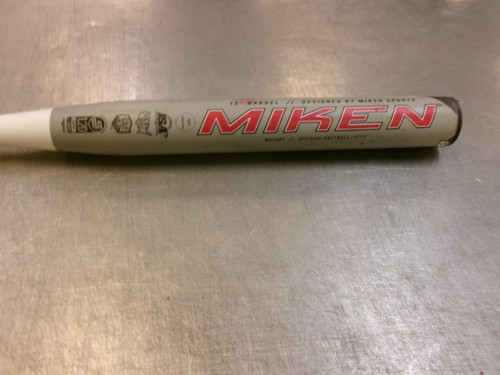 Vist Large View of Product Image Which is Used Miken VICIOUS BB/SB Slowpitch Bat 34"