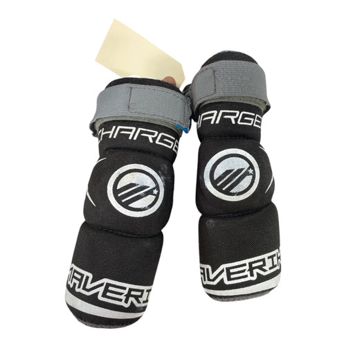Vist Large View of Product Image Which is Used Maverik ARM PADS ELBOW Lacrosse Arm Pads/Guards Black SM