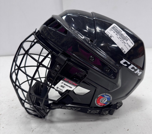 Vist Large View of Product Image Which is Used CCM 04 NOT CERTIFIED Helmet Cage Combo Black MD