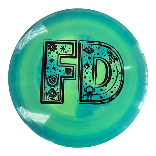Vist Large View of Product Image Which is Used Discmania FD ELLA HANSEN SHOW STOPPER Disc Golf Driver Green 174g