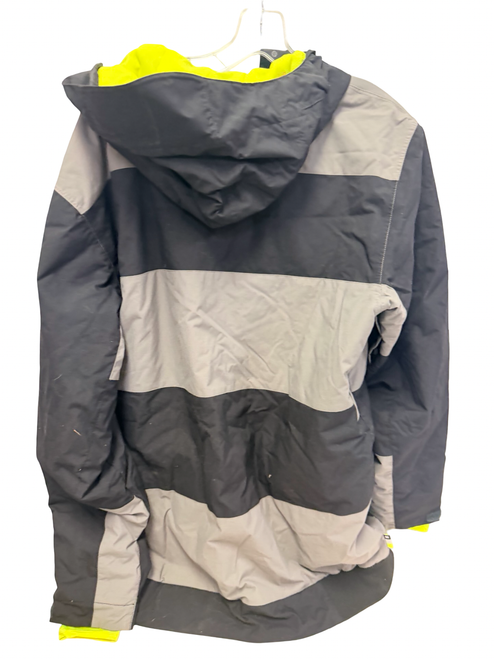 Vist Large View of Product Image Which is Used DC Mens 10K Snow Jacket Grey And Lime MD