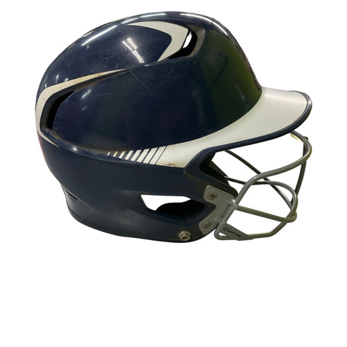 Vist Large View of Product Image Which is Used Easton Z5 W/MASK Batting Helmet w/Mask Navy Blue M/L