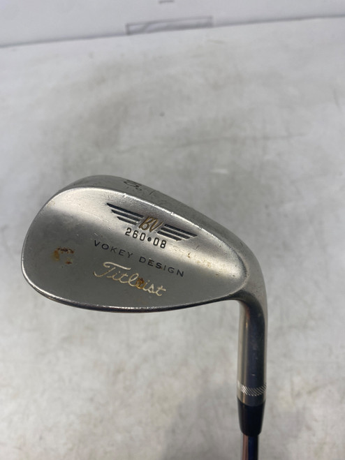 Vist Large View of Product Image Which is Used Titleist VOKEY 260 08 Golf Wedge Mens RH 60 Degree