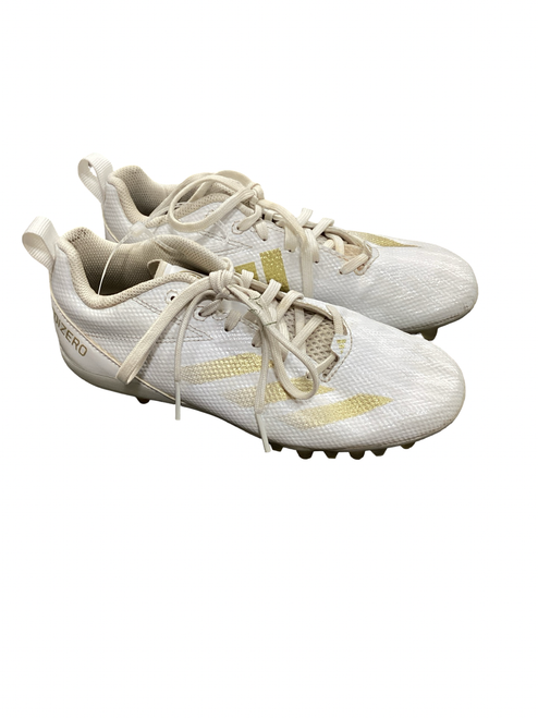 Vist Large View of Product Image Which is Used Adidas Jr FB Cleats White Junior 05