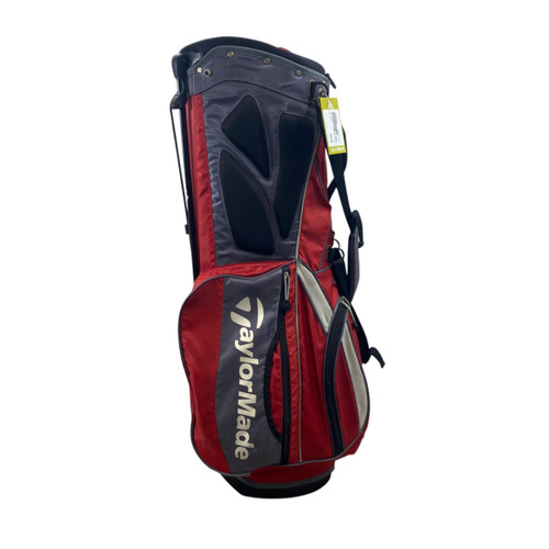 Vist Large View of Product Image Which is Used Taylormade STAND BAG WHT/RED Mens Stand Bag White