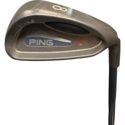 Vist Large View of Product Image Which is Used Ping ORANGE DOT Mens Individual Iron RH 8 Iron