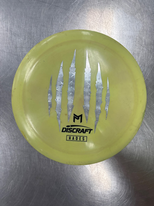 Vist Large View of Product Image Which is Used Discraft ESP HADES Disc Golf Driver Green