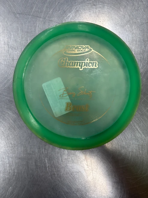 Vist Large View of Product Image Which is Used Innova CHAMPION BEAST Disc Golf Driver Green