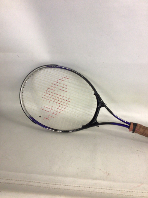 Vist Large View of Product Image Which is Used TOUTANMENT EDGE Adult Tennis Racquet Navy Blue Unknown