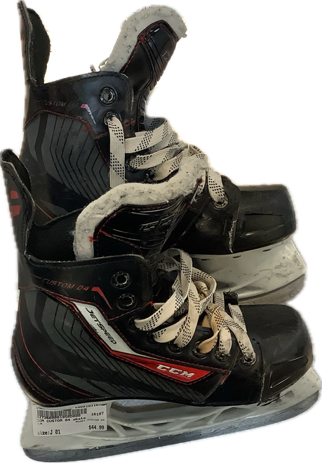 Vist Large View of Product Image Which is Used CCM CUSTOM 04 Junior Hockey Skate Junior 01