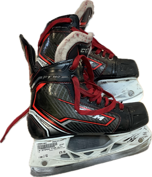 Vist Large View of Product Image Which is Used CCM JETSPEED FT360 Junior Hockey Skate Junior 02