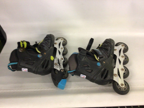 Vist Large View of Product Image Which is Used WHEELS RUSH 360 Junior Roller Quad Skates Black Adjustable