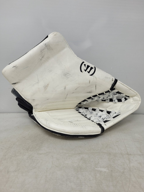 Vist Large View of Product Image Which is Used Warrior RG6 Youth Goalie Catcher White
