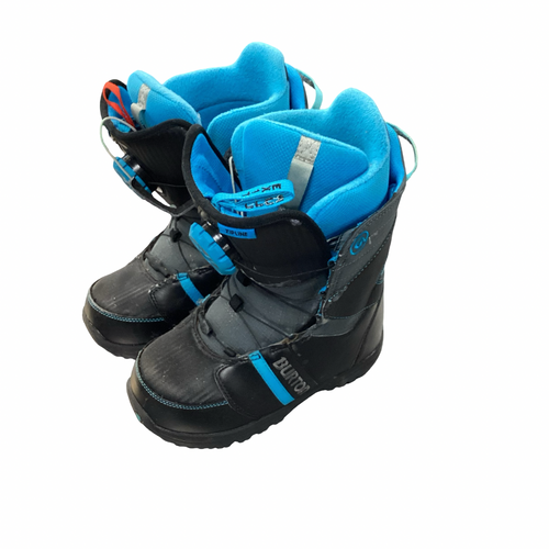 Vist Large View of Product Image Which is Used Burton ZIPLINE Boys Snowboard Boots Black Junior 04